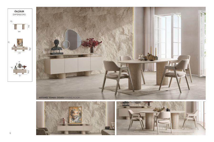 Artemis Yemek Odası - Görsel 5