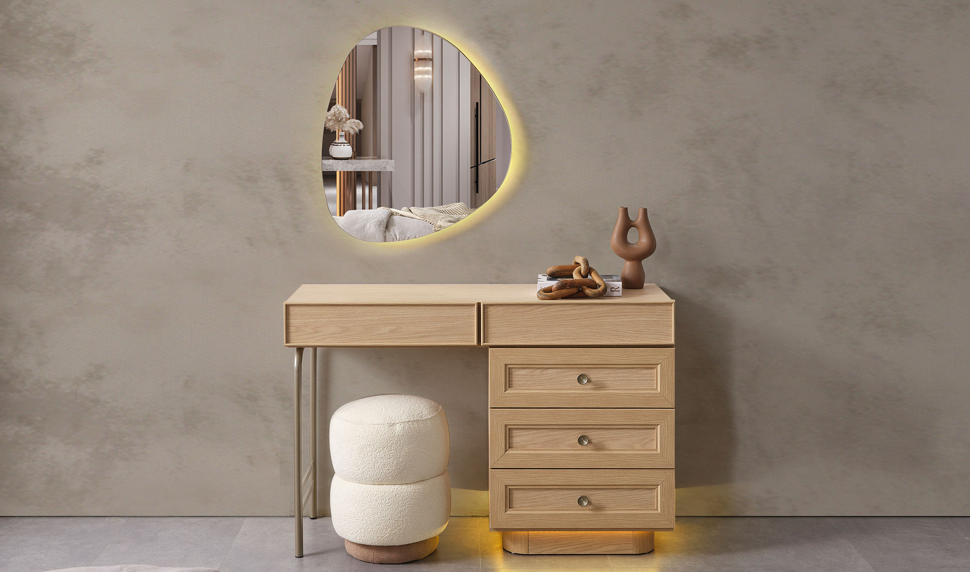 Lupin Yatak Odası meşe - Görsel 8