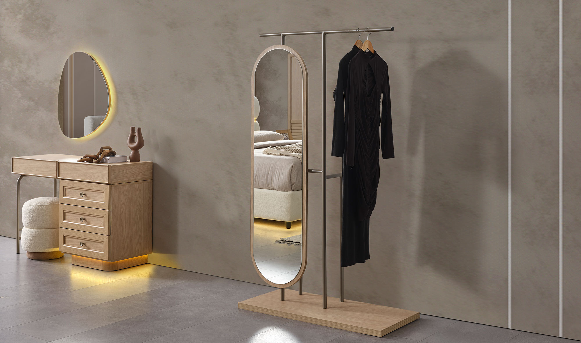 Lupin Yatak Odası meşe - Görsel 7