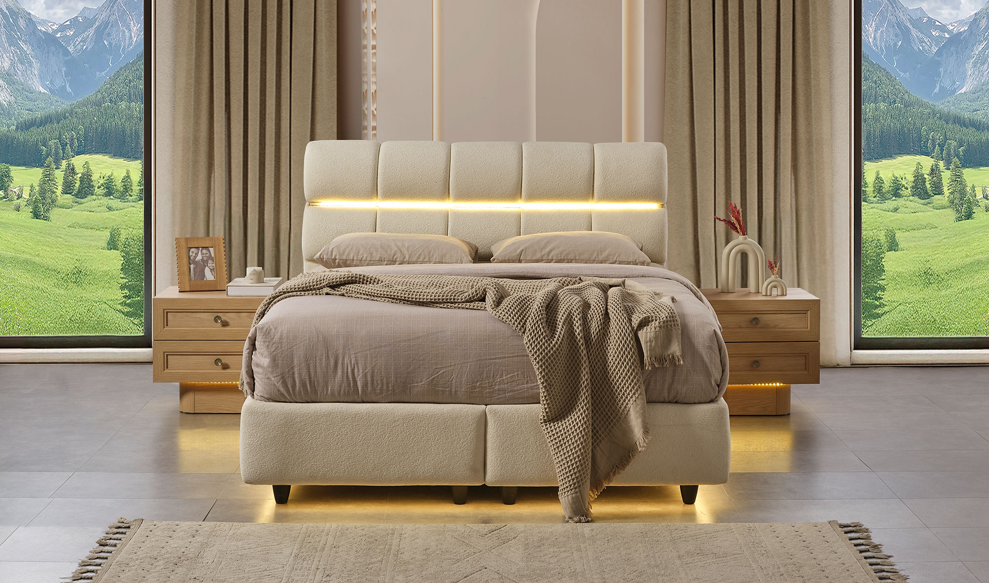 Lupin Yatak Odası meşe - Görsel 3