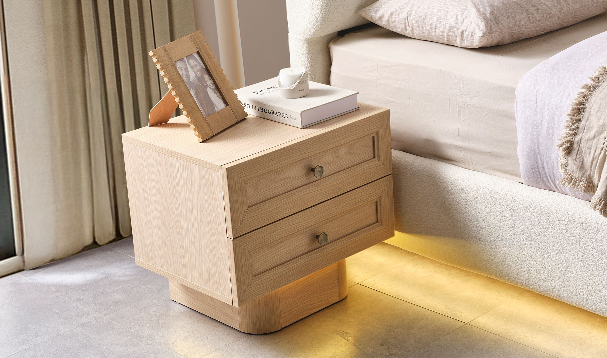 Lupin Yatak Odası meşe - Görsel 4